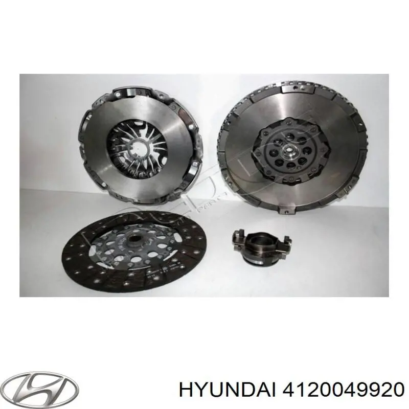 Do koszyka 4120049920 Hyundai/Kia Zestaw sprzęgła (3 części)