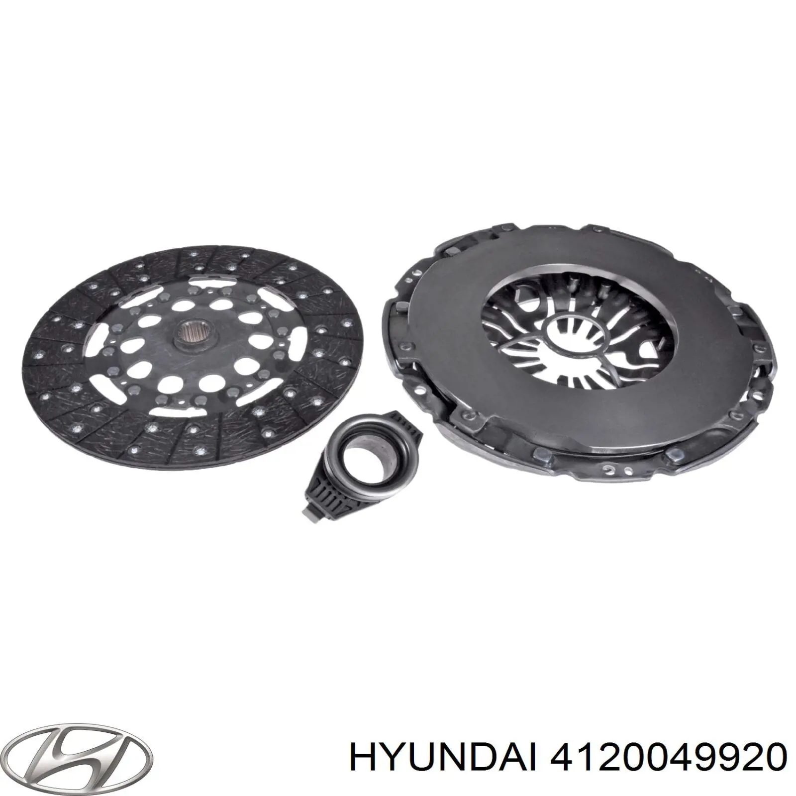 Zestaw sprzęgła (3 części) Hyundai/Kia 4120049920