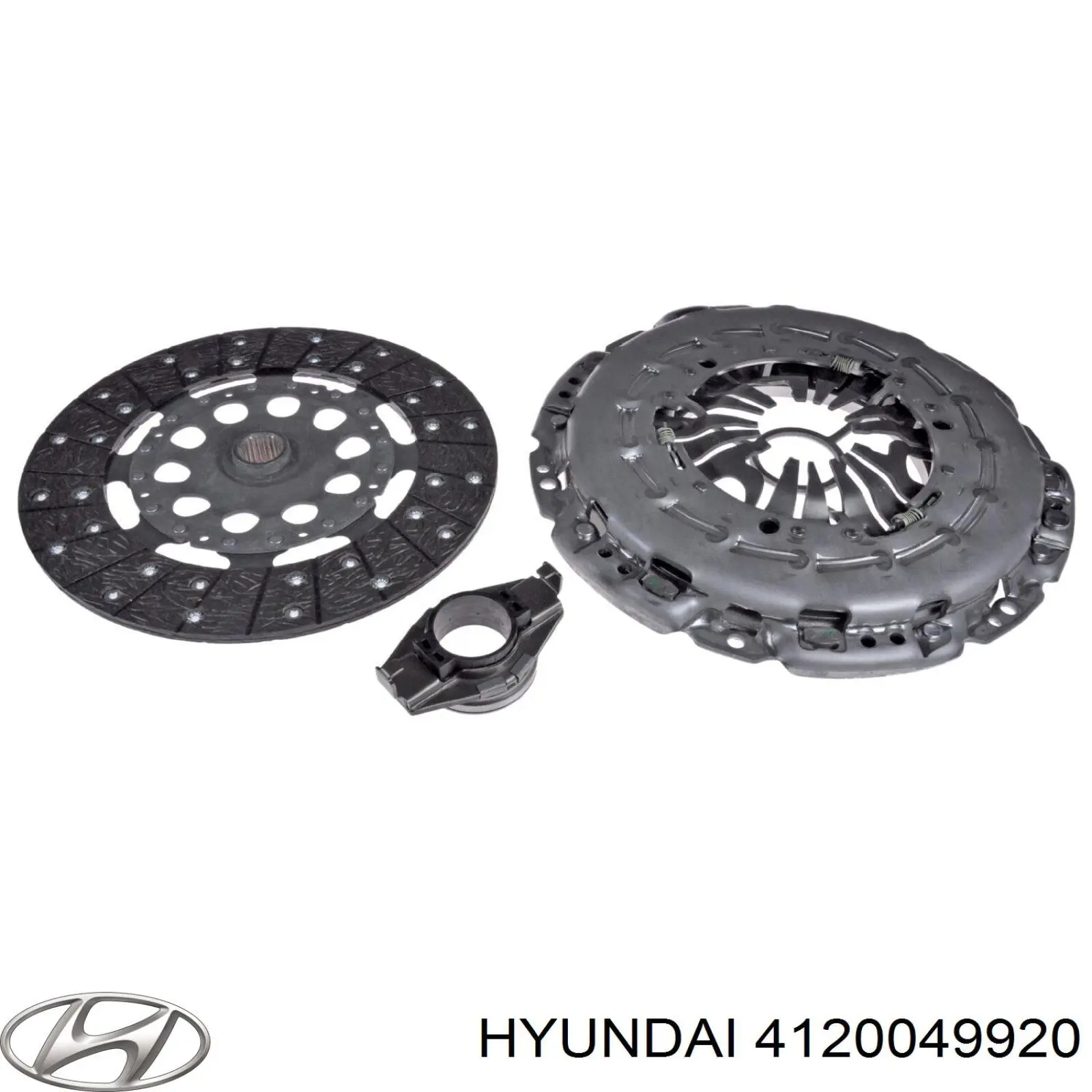 Zestaw sprzęgła (3 części) 4120049920 Hyundai/Kia