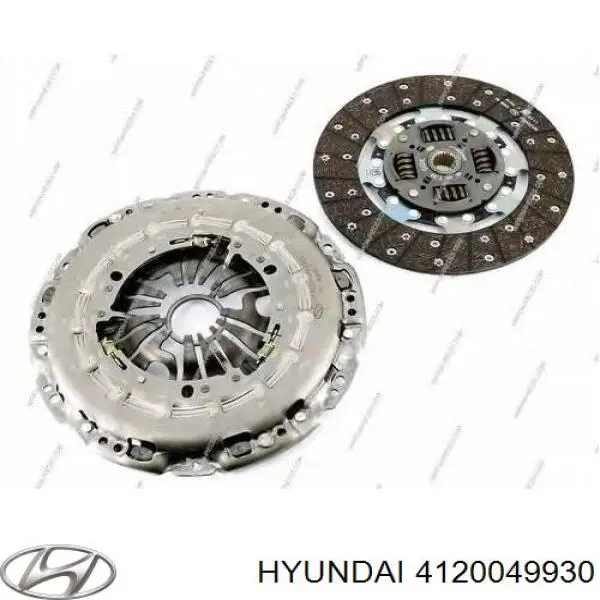 4120049930 Hyundai/Kia Zestaw sprzęgła (3 części)