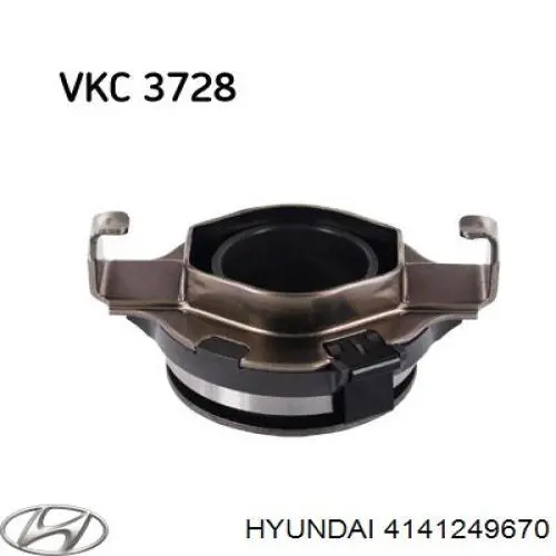Do koszyka 4141249670 Hyundai/Kia Łożysko wyciskowe sprzęgła