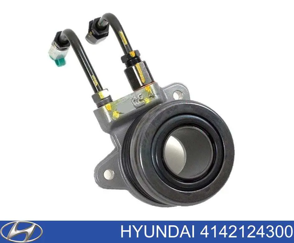 4142124300 Hyundai/Kia Cylinder roboczy sprzęgła (wysprzęglik) w komplecie z łożyskiem wyciskowym