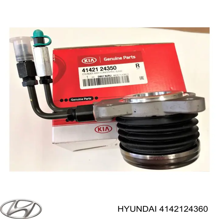 4142124360 Hyundai/Kia Cylinder roboczy sprzęgła (wysprzęglik) w komplecie z łożyskiem wyciskowym