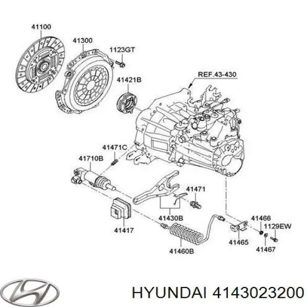 Widełki sprzęgła Hyundai Elantra IV sedana (HD) (2006 - 2011) cena, od 11,77 USD