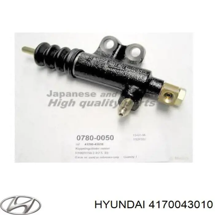 Do koszyka 4170043010 Hyundai/Kia Cylinder roboczy sprzęgła