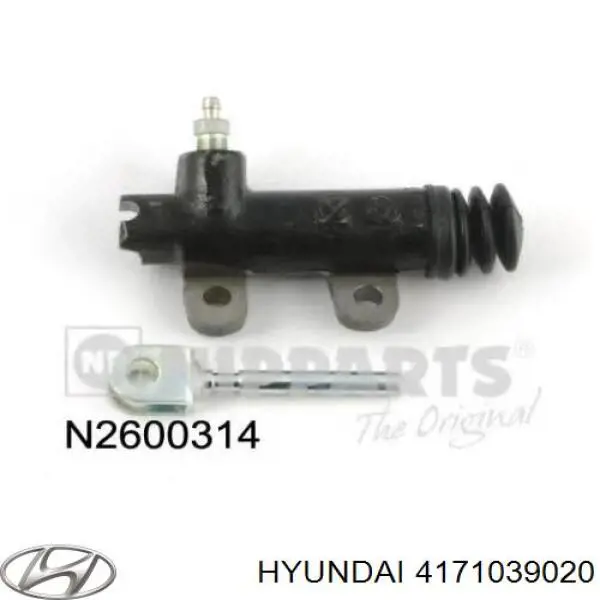 Cylinder roboczy sprzęgła Hyundai/Kia 4171039020 cena, od 45,97 USD