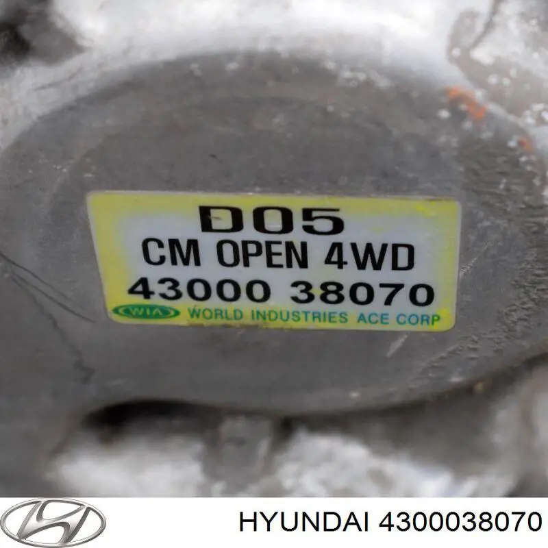 Mechaniczna skrzynia biegów w komplecie Hyundai Santa Fe II SUV (CM) (2006 - 2012) cena, od 462,04 USD