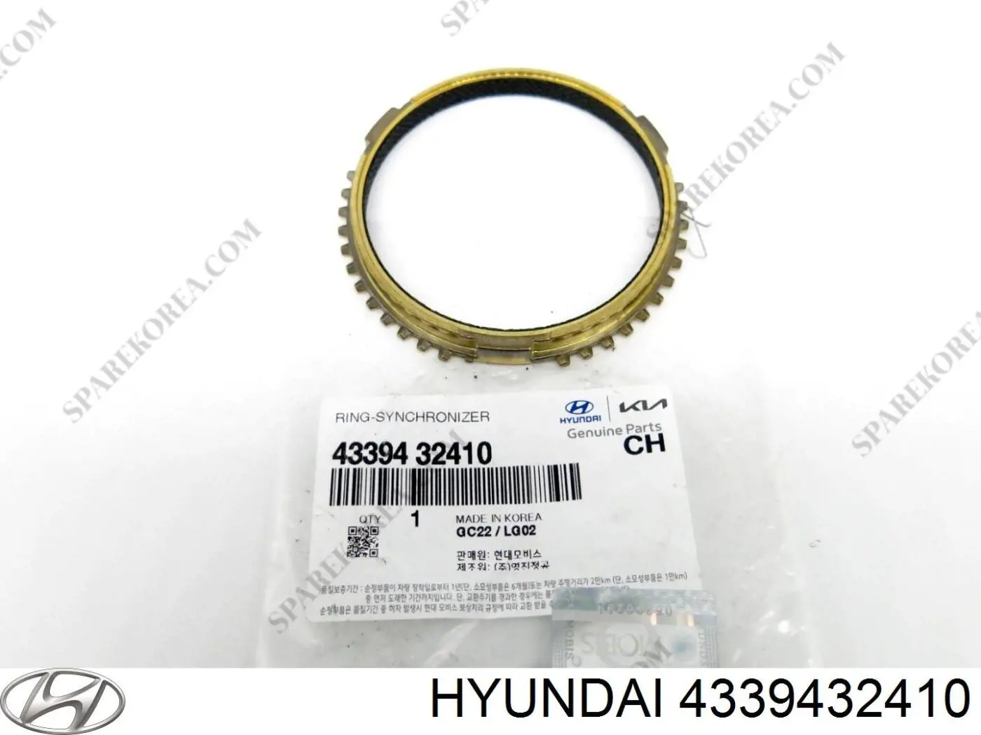 Pierścień synchronizatora Hyundai/Kia 4339432410 cena, od 22,83 USD