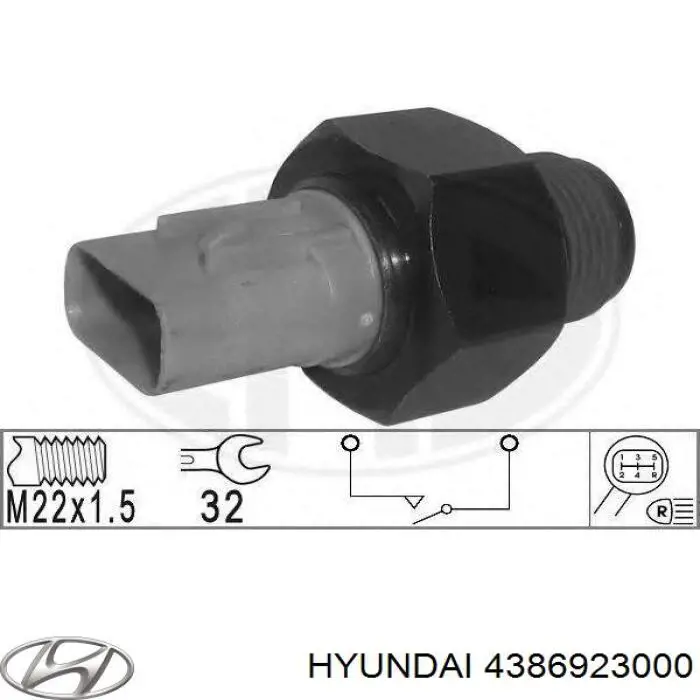 Czujnik włączania światła cofania Hyundai/Kia 4386923000 cena, od 23,61 USD