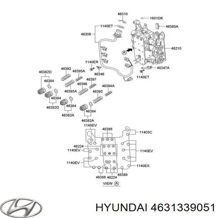 Do koszyka Solenoid automatycznej skrzyni biegów Hyundai Sonata IV EU4