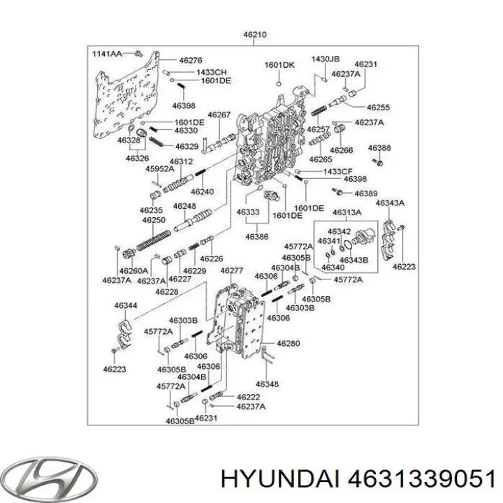  Solenoid automatycznej skrzyni biegów Hyundai Sonata 4