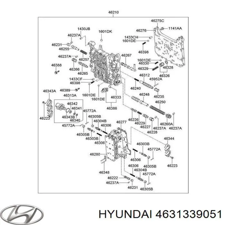 Solenoid automatycznej skrzyni biegów Hyundai Sonata IV sedana (EU4) (2001 - 2005) cena, od 108,65 USD