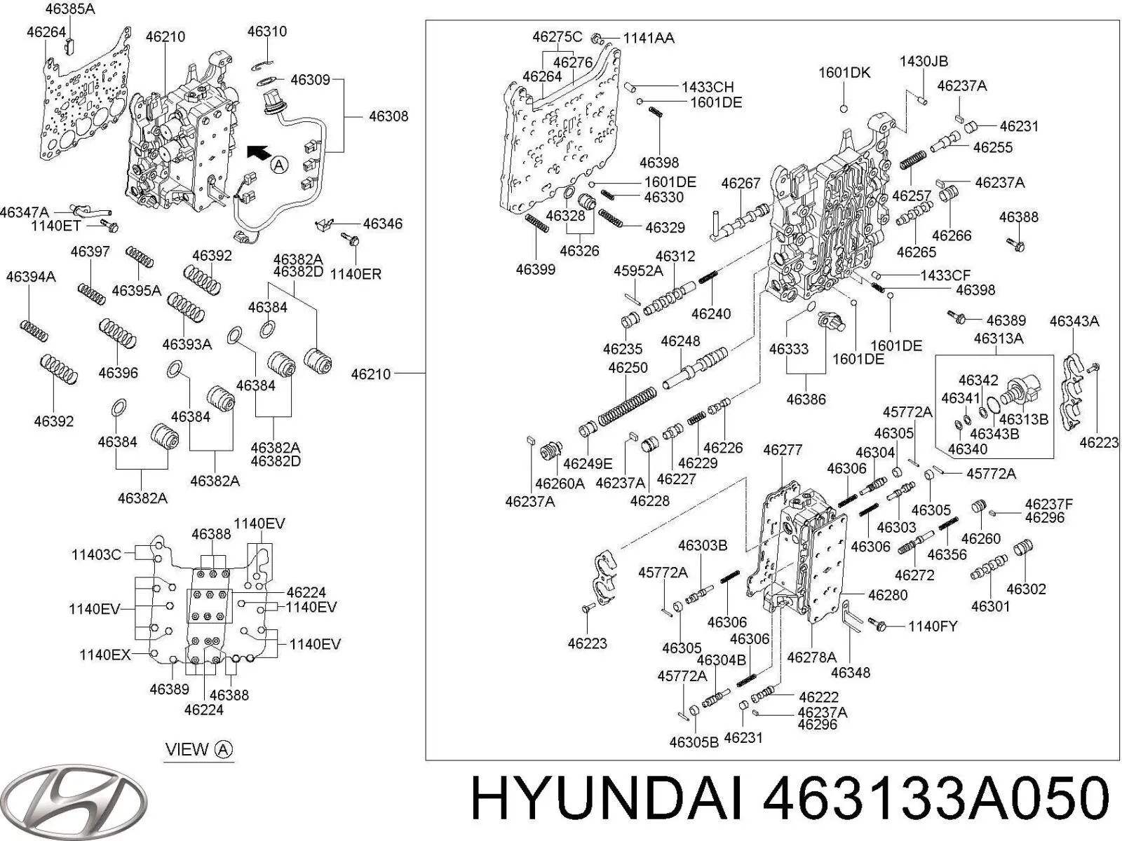 Do koszyka 463133A050 Hyundai/Kia Solenoid automatycznej skrzyni biegów