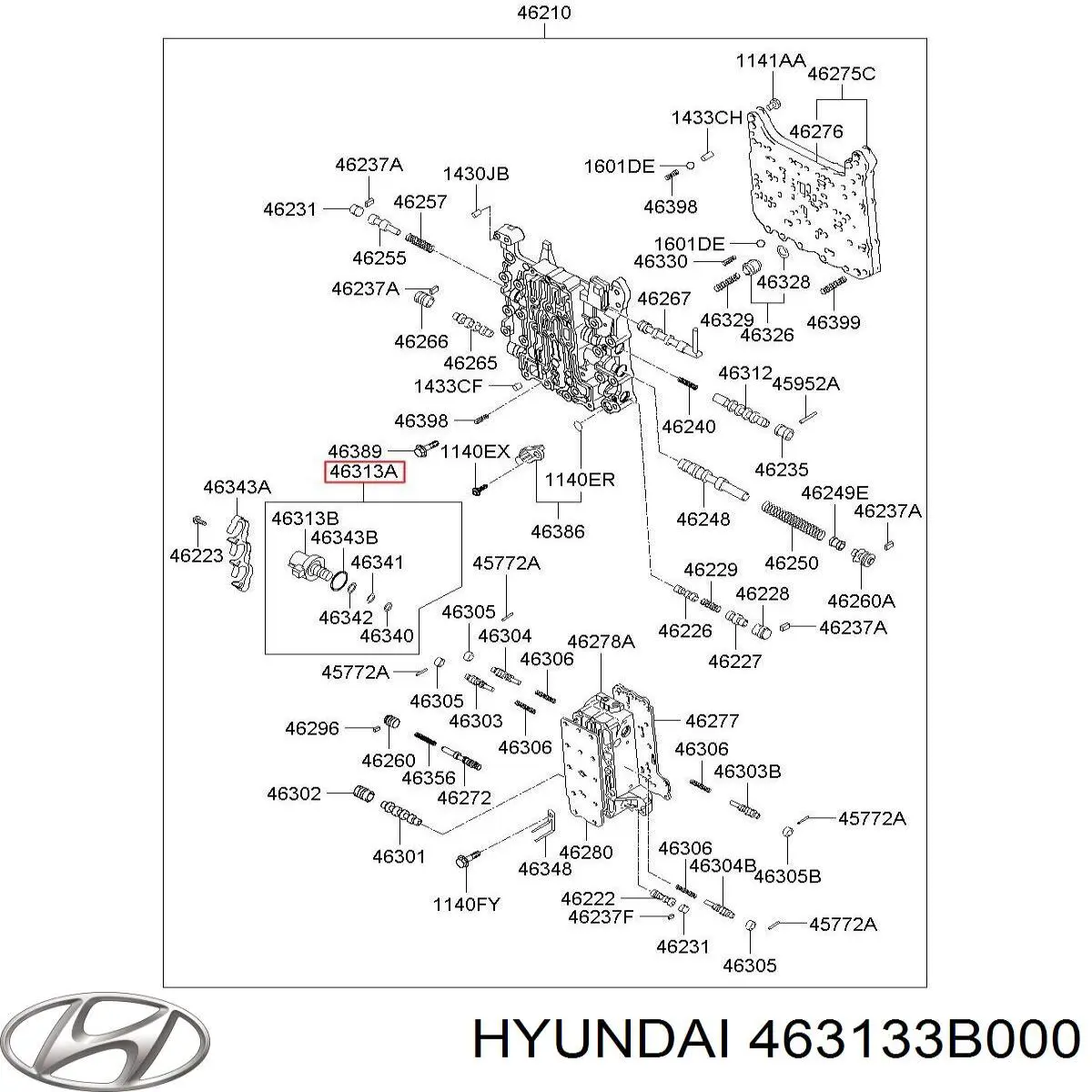 Solenoid automatycznej skrzyni biegów Hyundai/Kia 463133B000 cena, od 39,77 USD