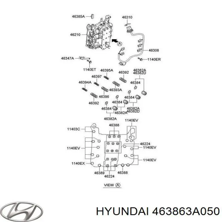 Czujnik temperatury oleju w automatycznej skrzyni biegów Hyundai Sonata 5 (NF)