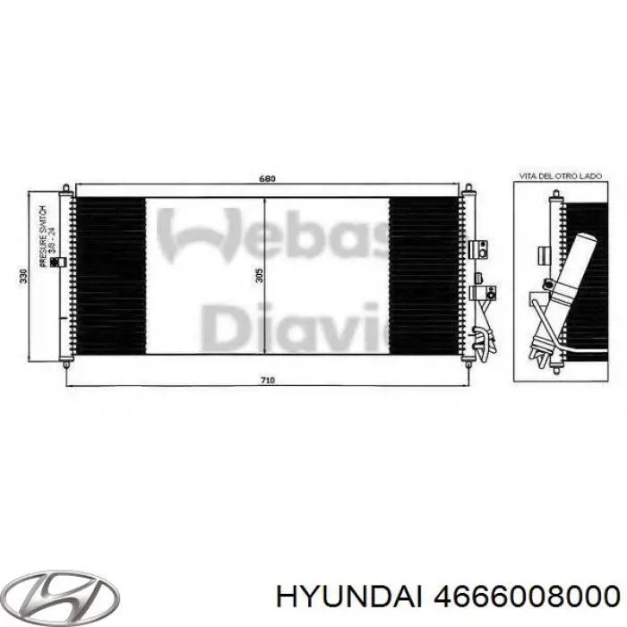 Do koszyka 4666008000 Hyundai/Kia Końcówka drążka kierowniczego zewnętrzna