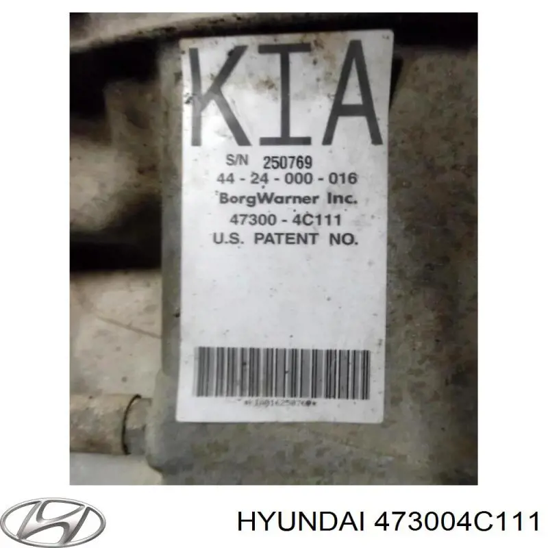 Do koszyka 473004C111 Hyundai/Kia Skrzynia rozdzielcza