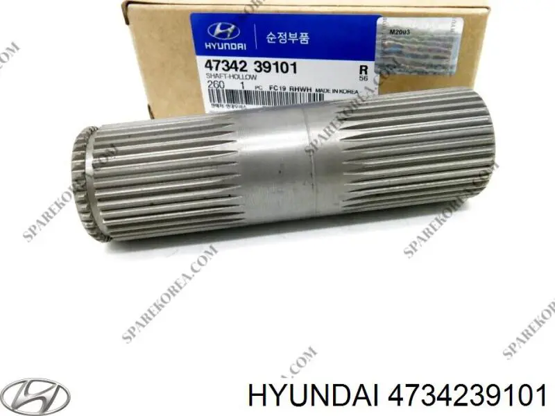 4734239101 Hyundai/Kia Półoś napędowa przednia prawa