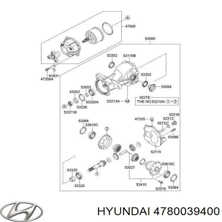 Do koszyka 4780039400 Hyundai/Kia Sprzęgło Haldex