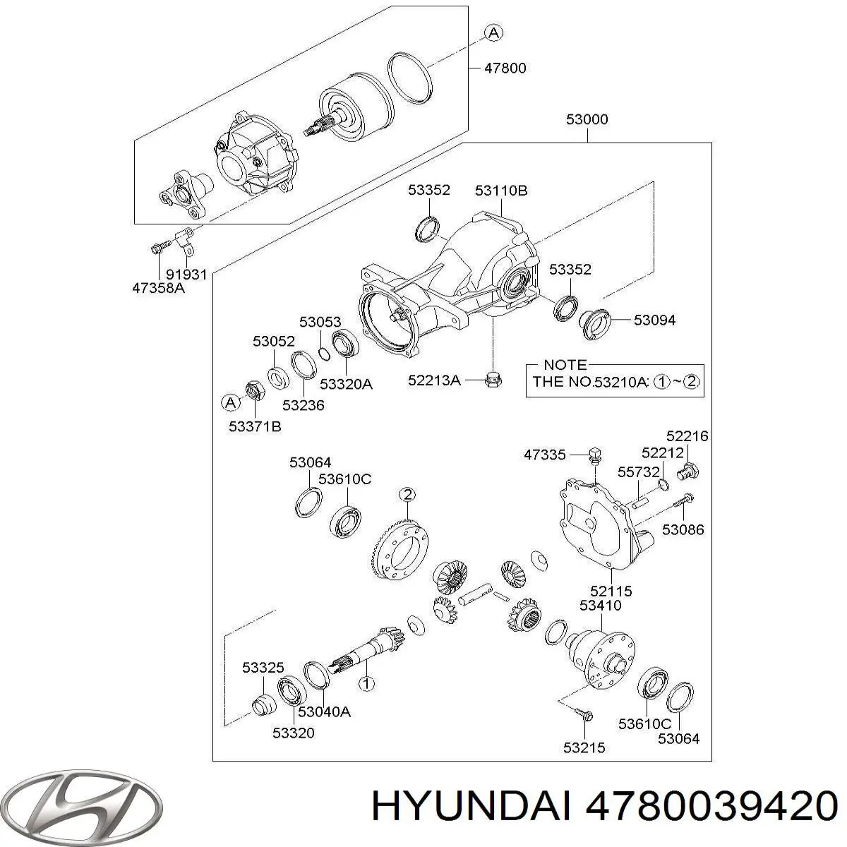 Do koszyka 4780039420 Hyundai/Kia Sprzęgło Haldex