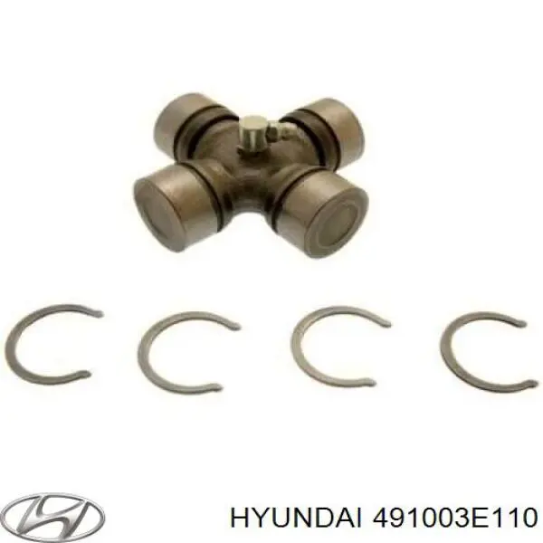 Wał Cardana, do mostu przedniego 491003E110 Hyundai/Kia