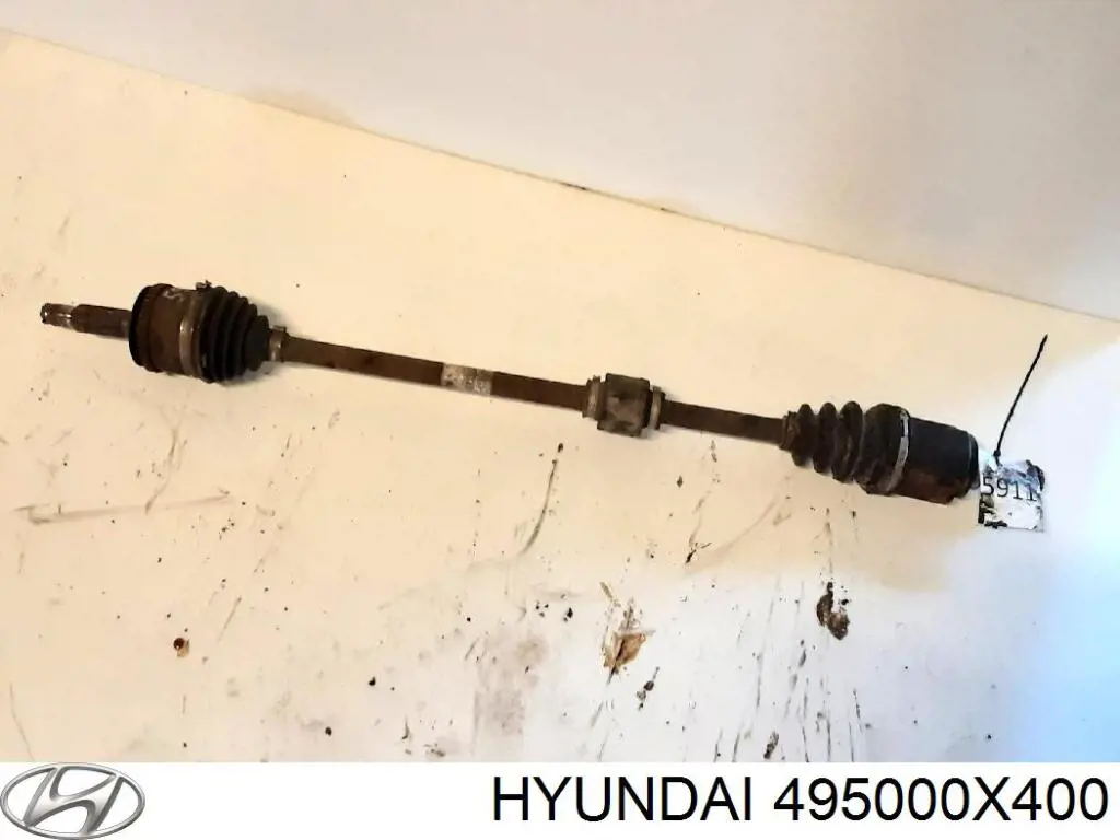 495000X400 Hyundai/Kia Półoś napędowa przednia lewa