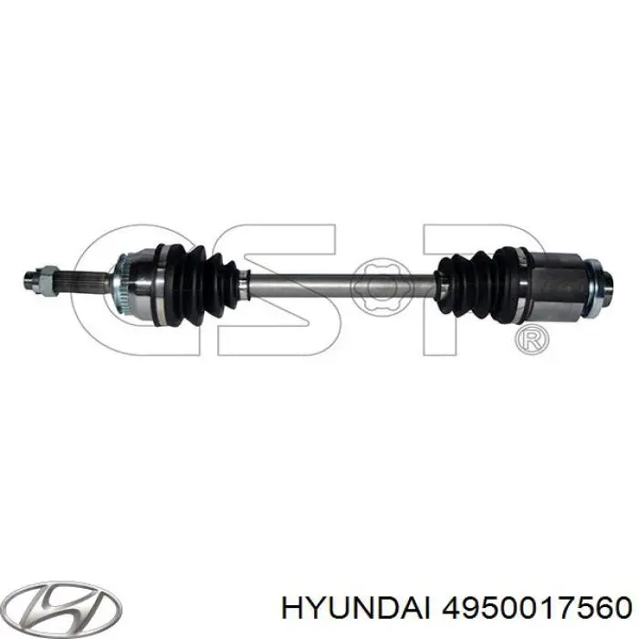 Półoś napędowa przednia prawa Hyundai/Kia 4950017560 cena, od 118,45 USD