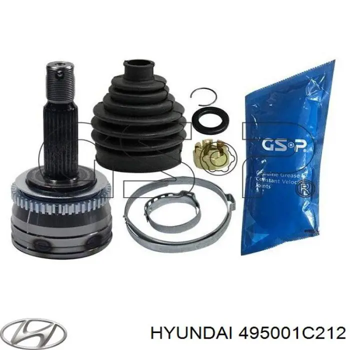 495001C212 Hyundai/Kia Półoś napędowa przednia prawa