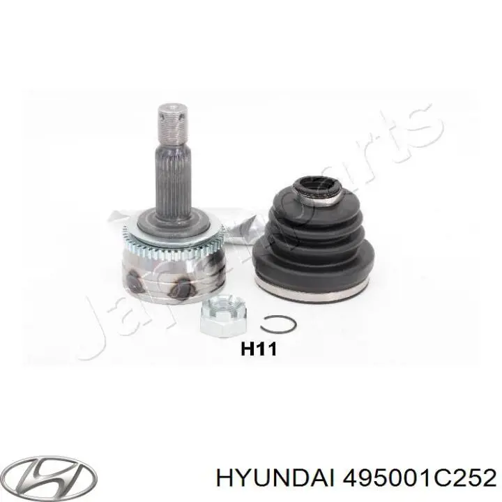 495001C252 Hyundai/Kia Półoś napędowa przednia lewa