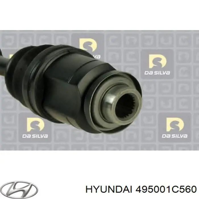 495001C560 Hyundai/Kia Półoś napędowa przednia prawa