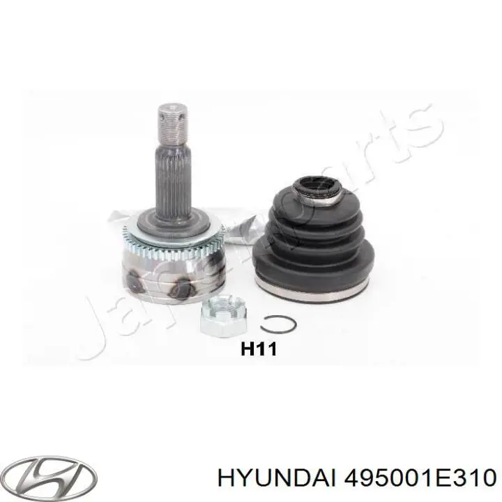 Półoś napędowa przednia lewa Hyundai/Kia 495001E310 cena, od 85,96 USD
