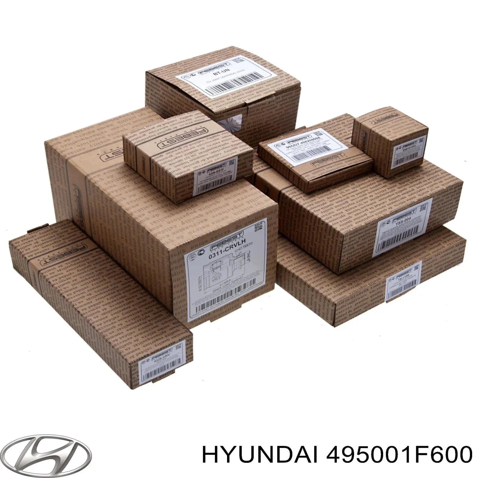 Półoś napędowa przednia prawa Hyundai/Kia 495001F600 cena, od 123,67 USD