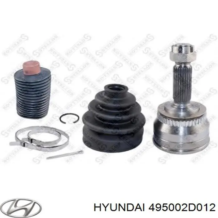 495002D012 Hyundai/Kia Półoś napędowa przednia prawa