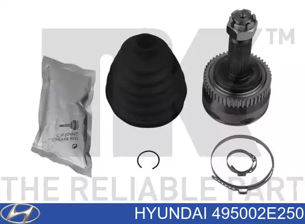 Półoś napędowa przednia prawa Hyundai/Kia 495002E250 cena, od 827,04 USD