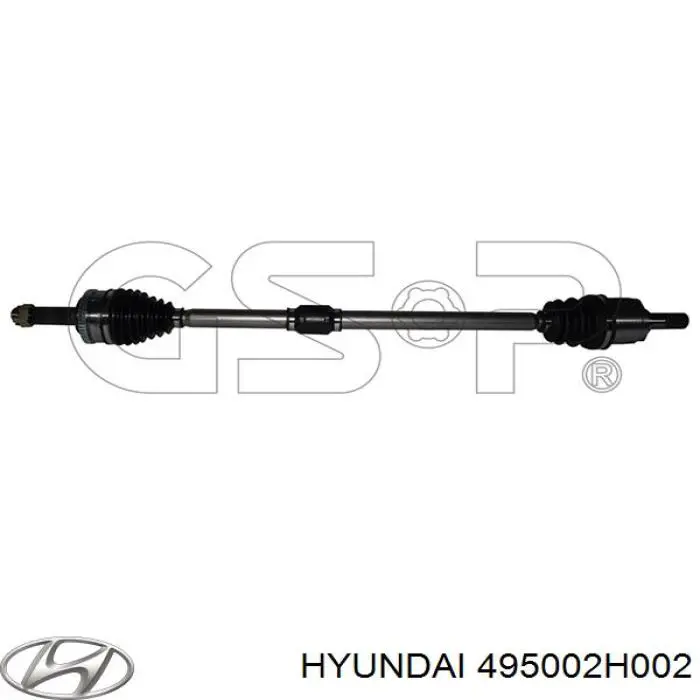 Półoś napędowa przednia prawa Hyundai/Kia 495002H002 cena, od 171,49 USD