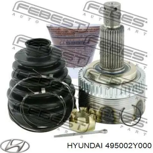 495002Y000 Hyundai/Kia Półoś napędowa przednia lewa