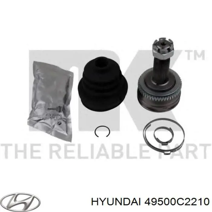 Półoś napędowa przednia lewa Hyundai Sonata VII sedana (LF) (2014 - 2023) cena, od 78,43 USD