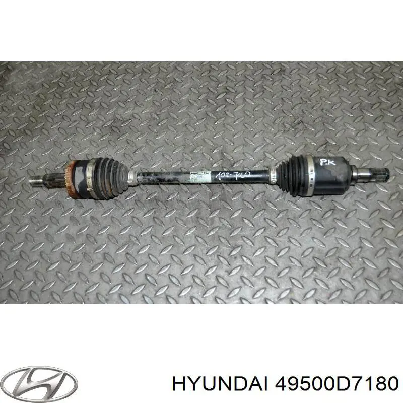 49500D7180 Hyundai/Kia Półoś napędowa przednia lewa