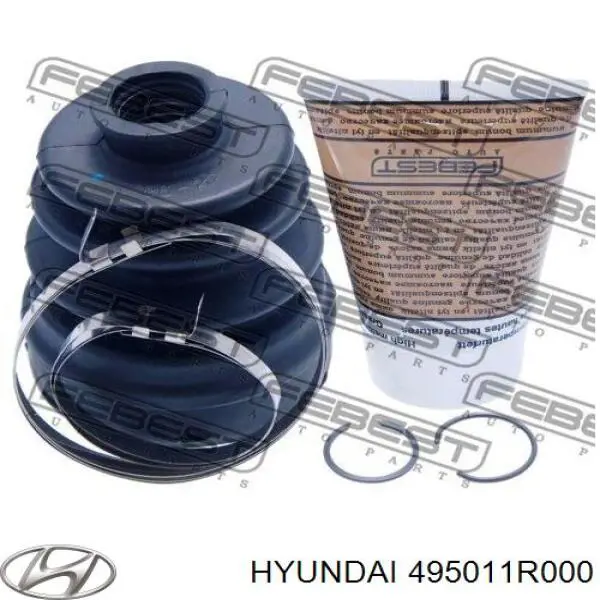 Półoś napędowa przednia prawa Hyundai/Kia 495011R000 cena, od 213,65 USD