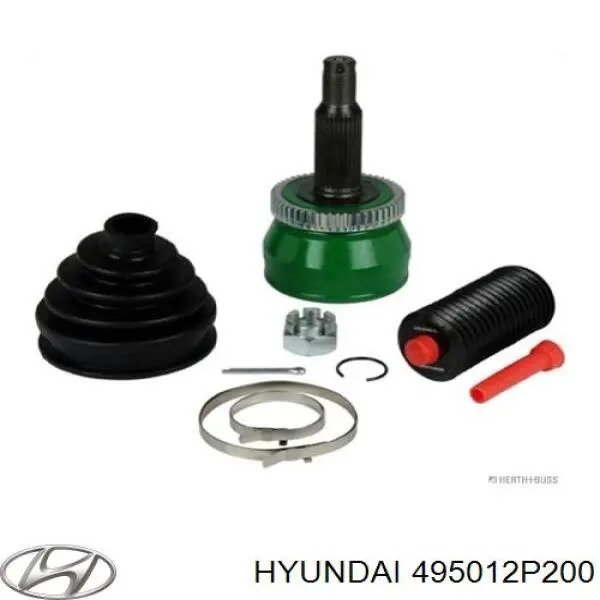 Przegub homokinetyczny przedni zewnętrzny 495012P200 Hyundai/Kia