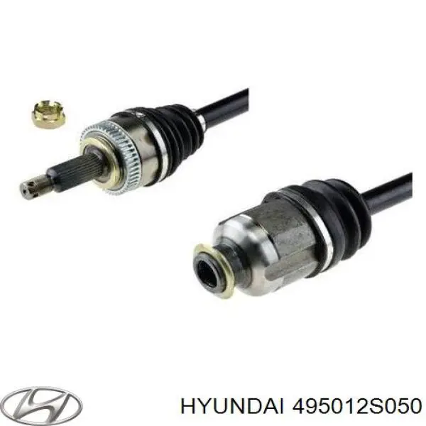 495012S050 Hyundai/Kia Półoś napędowa przednia prawa