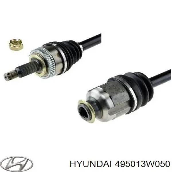 Półoś napędowa przednia prawa Hyundai/Kia 495013W050 cena, od 186,34 USD