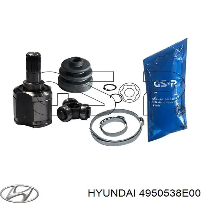 Przegub homokinetyczny przedni wewnętrzny Hyundai/Kia 4950538E00 cena, od 47,43 USD