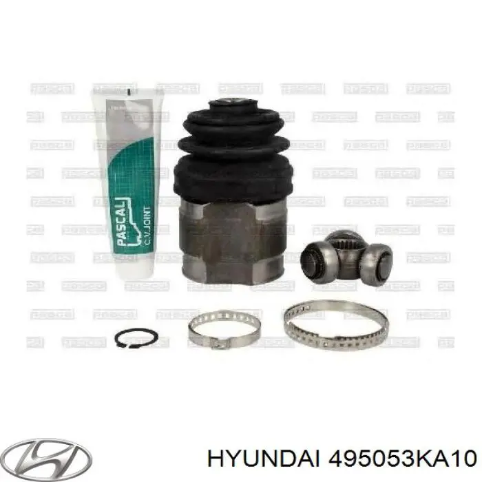 Do koszyka 495053KA10 Hyundai/Kia Przegub homokinetyczny przedni wewnętrzny