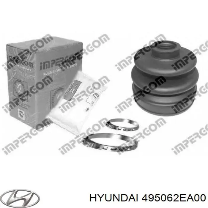 Do koszyka 495062EA00 Hyundai/Kia Osłona przegubu homokinetycznego półosi przedniej wewnętrzna