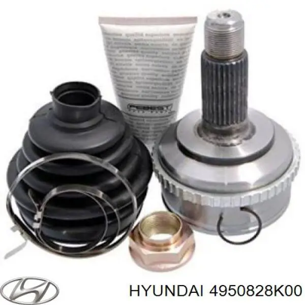 Do koszyka 4950828K00 Hyundai/Kia Przegub homokinetyczny przedni zewnętrzny