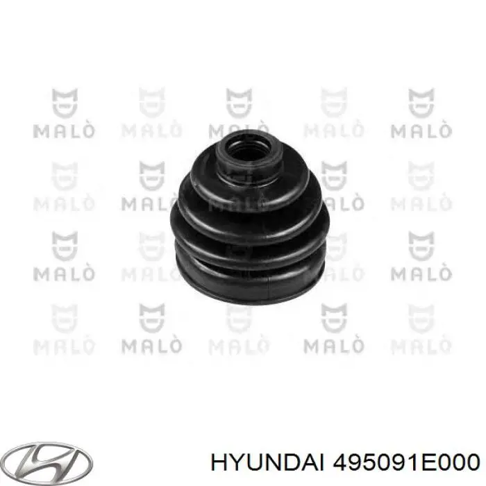 Do koszyka 495091E000 Hyundai/Kia Osłona przegubu homokinetycznego półosi przedniej zewnętrzna