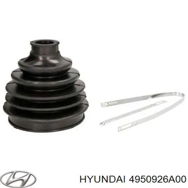 Osłona przegubu homokinetycznego półosi przedniej zewnętrzna Hyundai/Kia 4950926A00