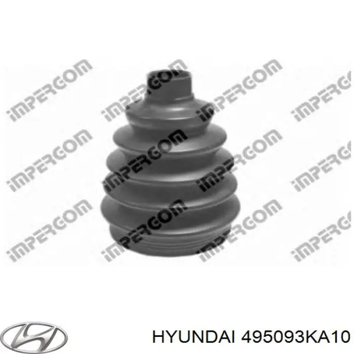 Do koszyka 495093KA10 Hyundai/Kia Osłona przegubu homokinetycznego półosi przedniej zewnętrzna
