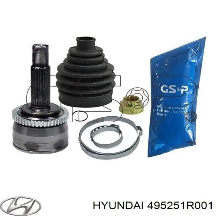 495251R001 Hyundai/Kia Półoś napędowa przednia prawa